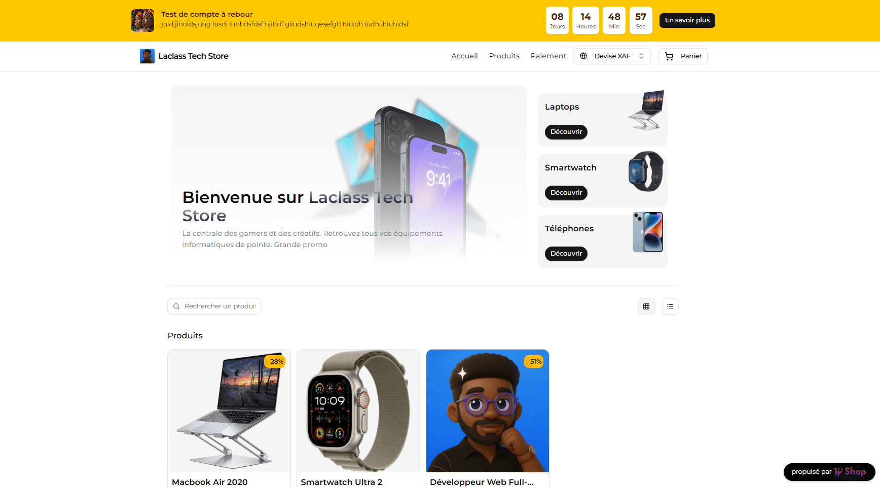 Wiishop : Le SaaS e-commerce simplifié avec intégration WhatsApp